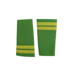 RELA EPAULETTE GREEN 2 BAR
